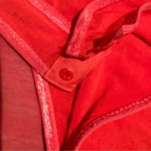 Guess flowy sheer coral orange bodysuit - Picture 9 of 12